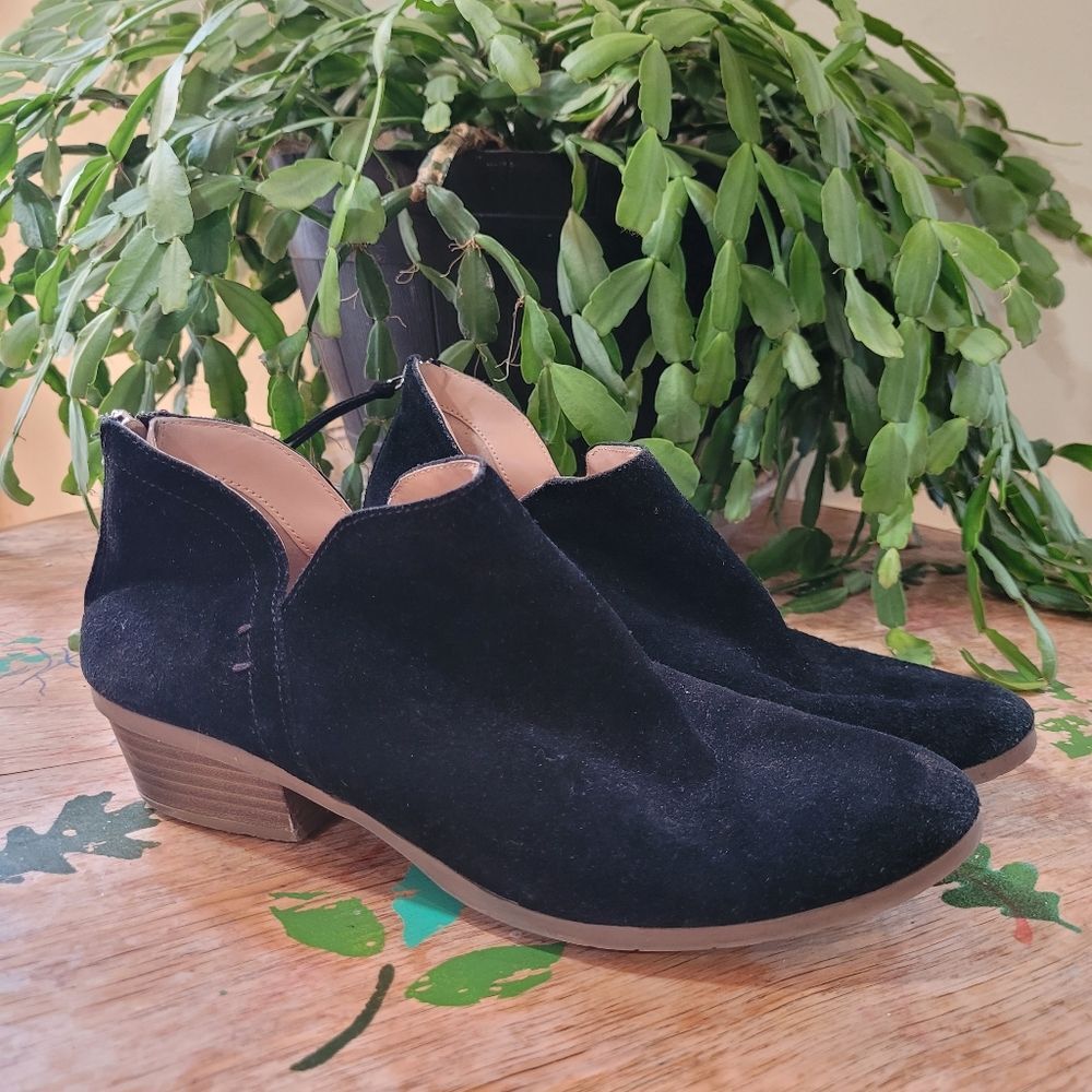 Kenneth Cole Reaction Size 9 Women's Black Salt Side Way Booties